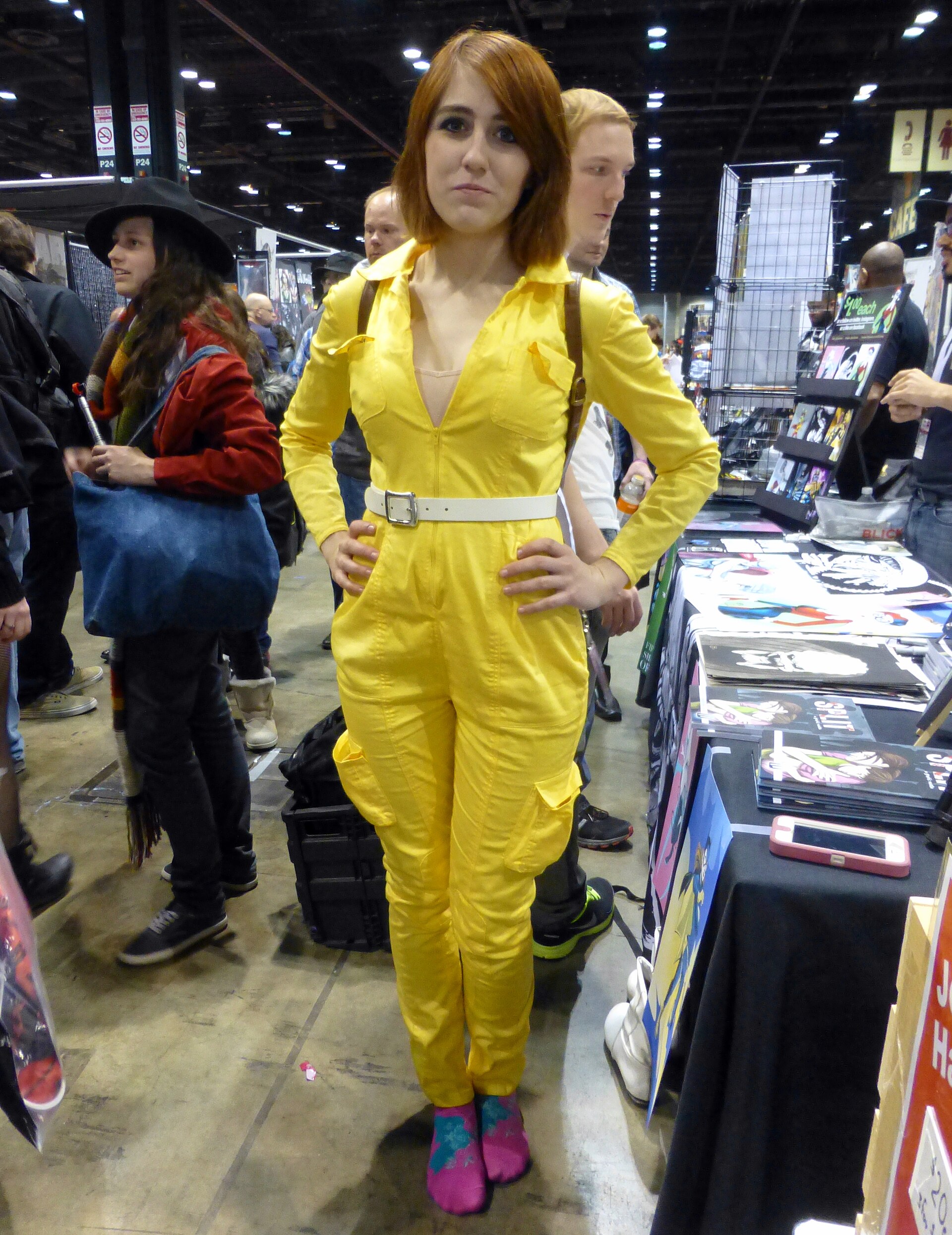 April O Neil from TMNT 
 
Cosplay at Chicago Comic & Entertainment Expo (C2E2) 2015.