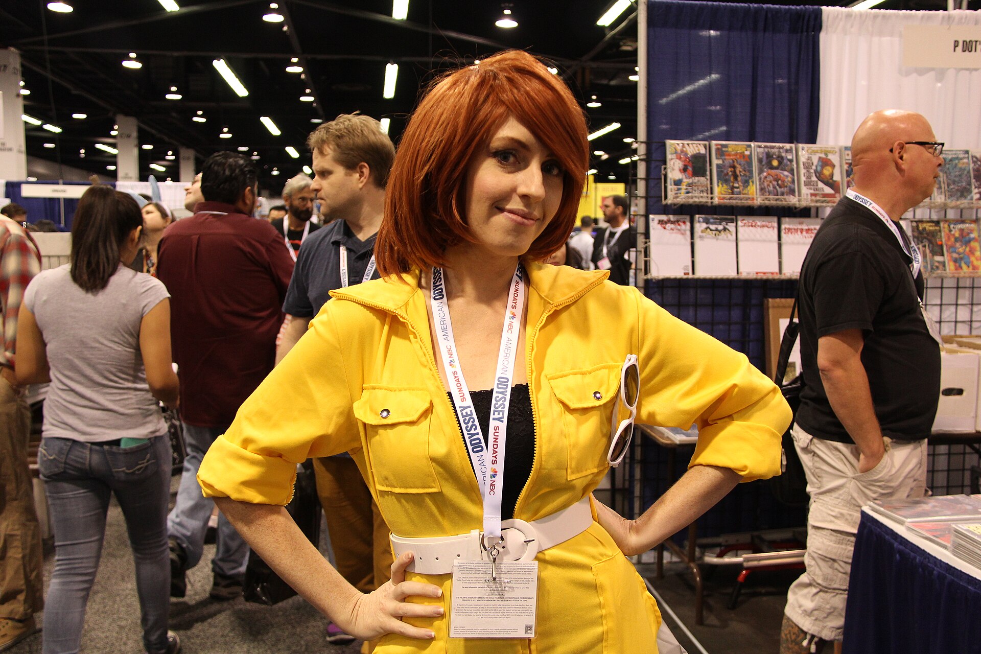 A cosplay of April O'Neil from TMNT