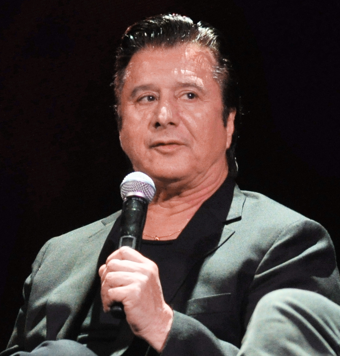Steve Perry on the keynote panel, "Going Up Yonder: How Music Makers and Writers Confront Loss and Grief", Pop Conference 2019, MoPOP, Seattle Center, Seattle, Washington.