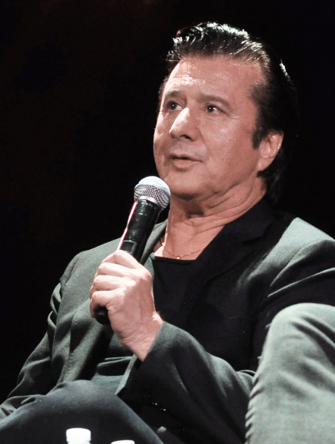 Steve Perry on the keynote panel, "Going Up Yonder: How Music Makers and Writers Confront Loss and Grief", Pop Conference 2019, MoPOP, Seattle Center, Seattle, Washington.