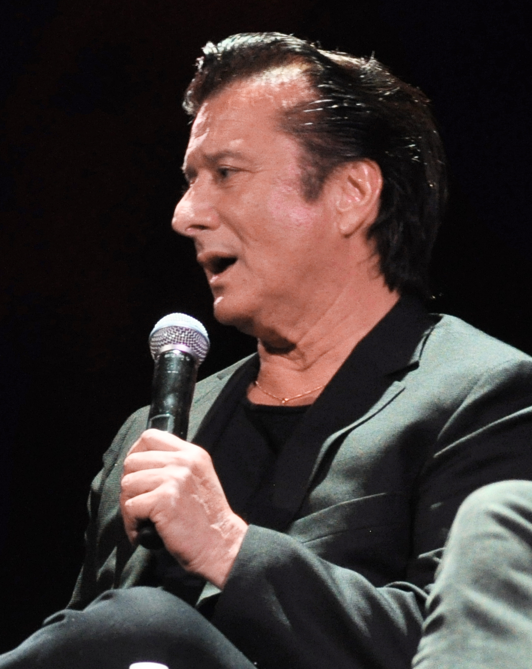 Steve Perry on the keynote panel, "Going Up Yonder: How Music Makers and Writers Confront Loss and Grief", Pop Conference 2019, MoPOP, Seattle Center, Seattle, Washington.