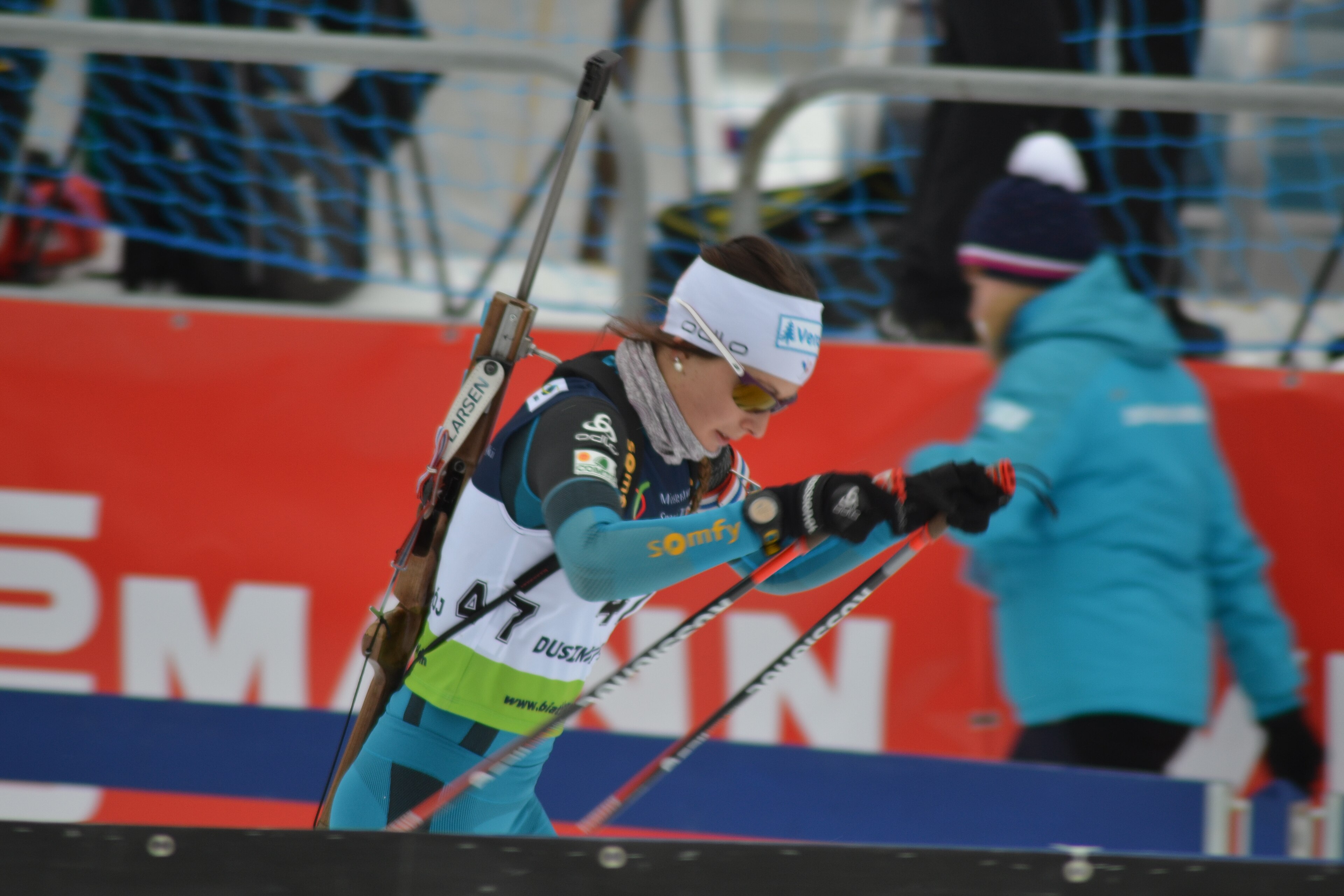 Open European Championships Biathlon 2017, Individual Women's race: Chloé Chevalier.