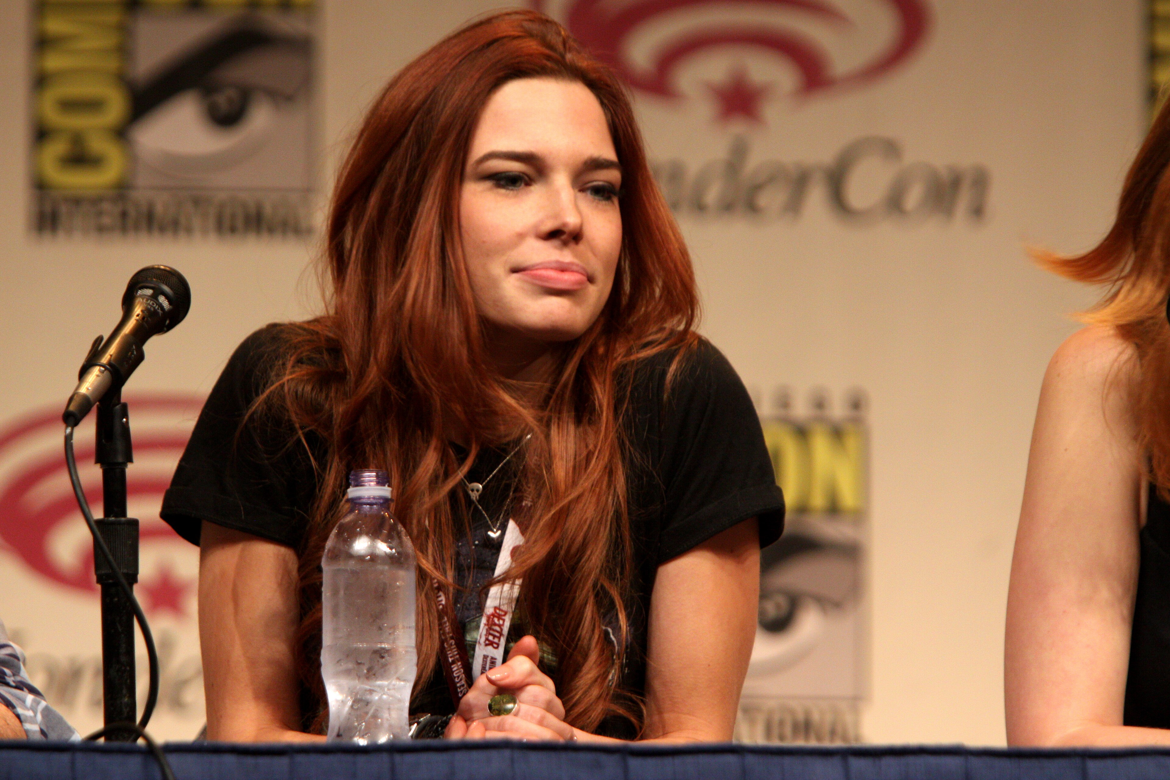 Chloe Dykstra speaking at the 2012 WonderCon in Anaheim, California.
 
Please attribute to Gage Skidmore if used elsewhere.