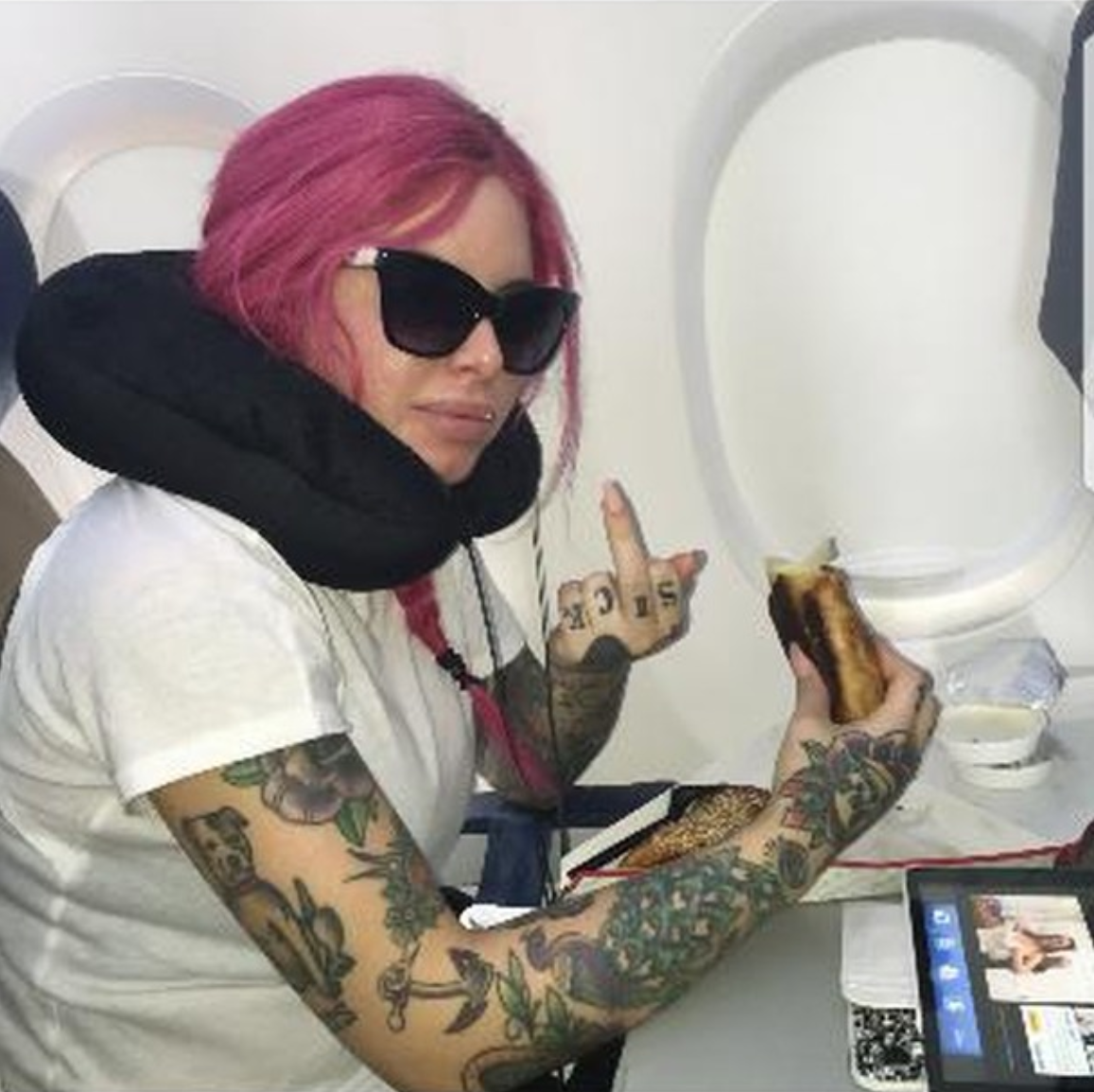 Christy Mack in her natural habitat.