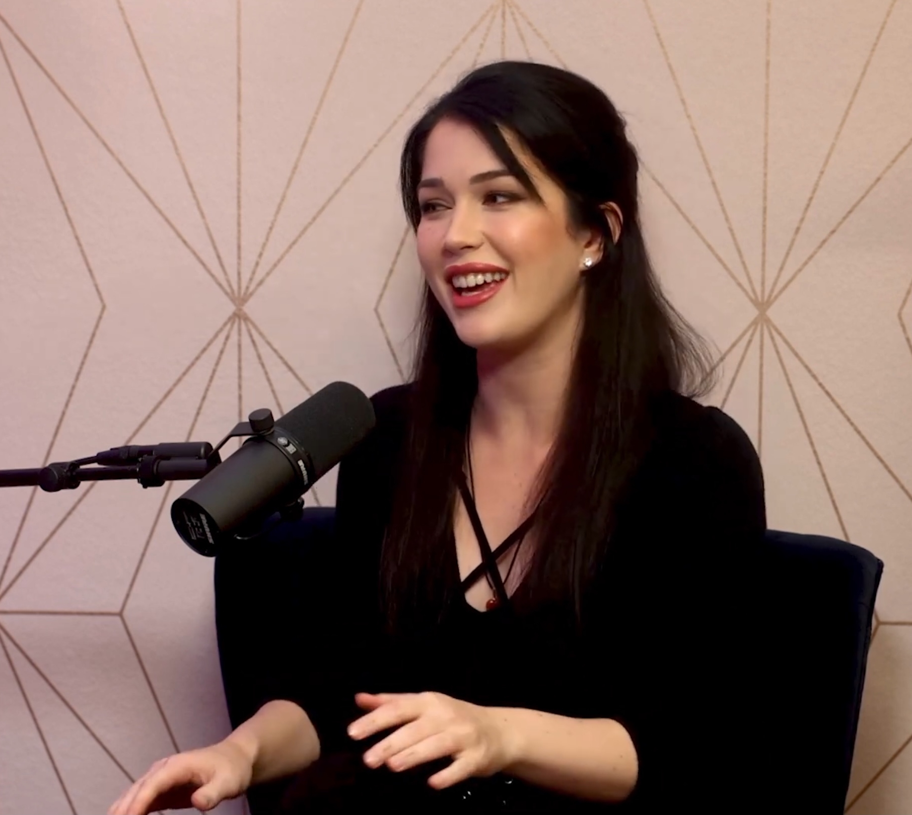 "Evelyn Claire live in studio", interviewed by Holly Randall in 2023.