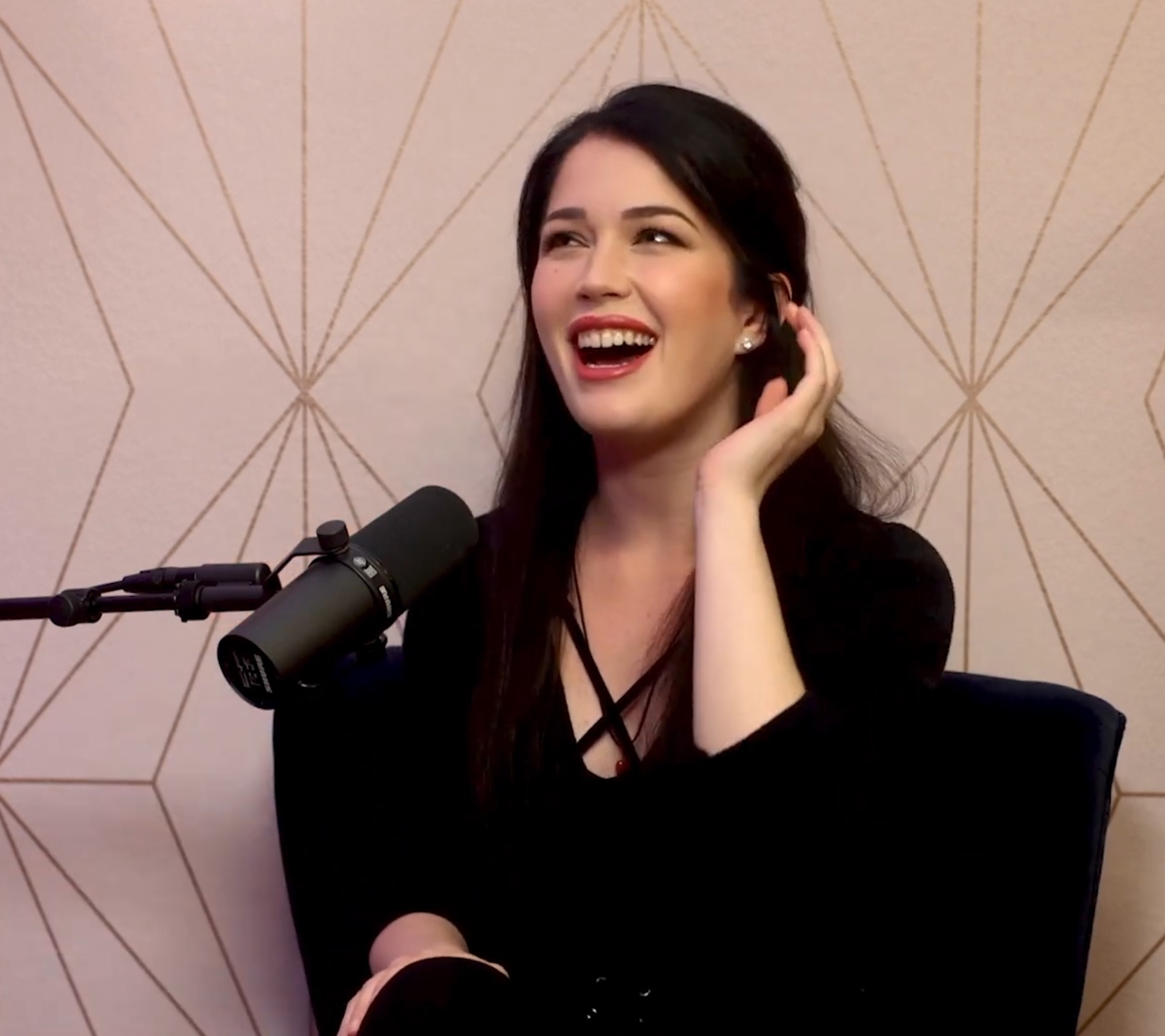 "Evelyn Claire live in studio", interviewed by Holly Randall in 2023.