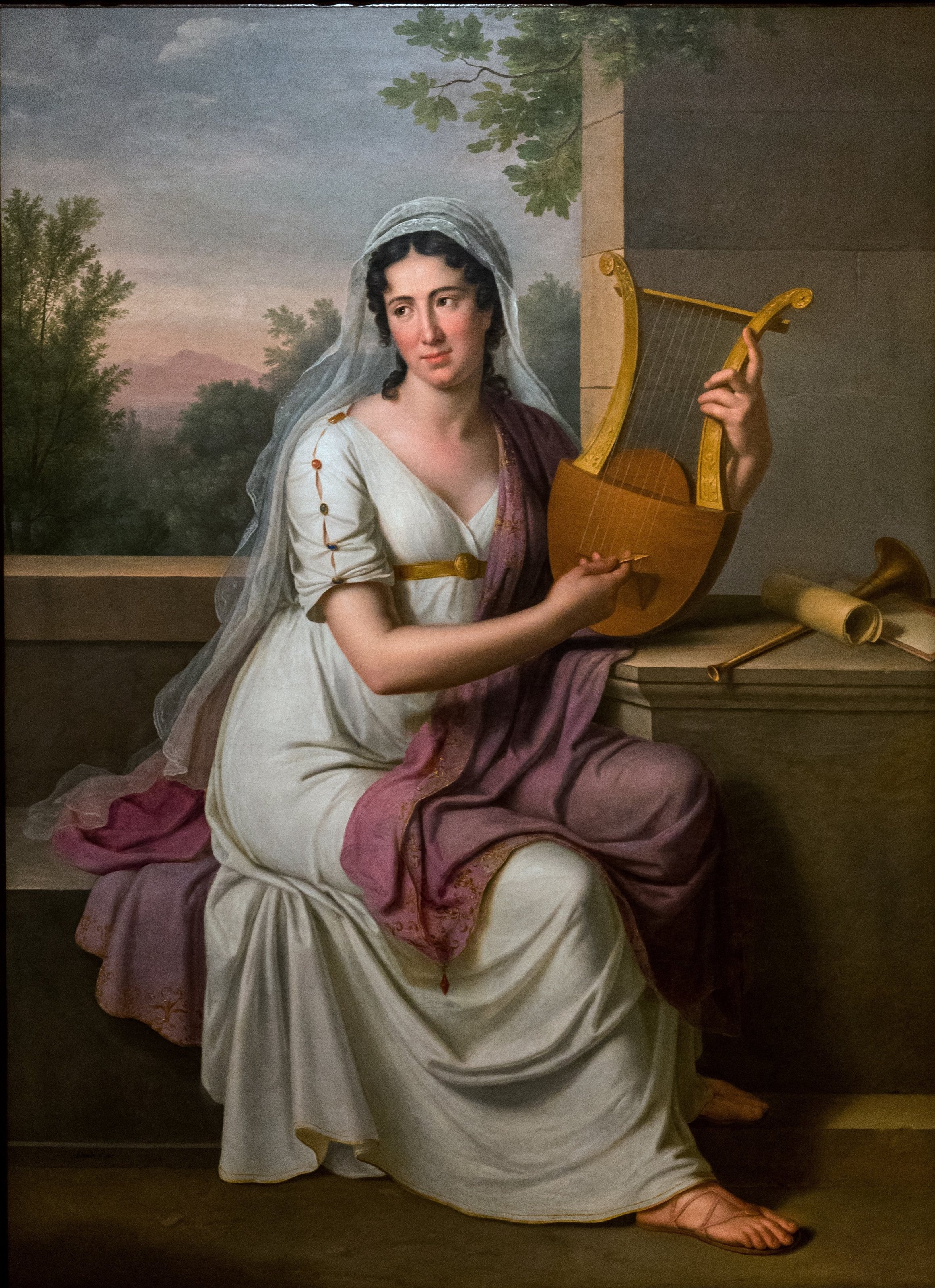 Portrait of Isabella Colbran in  Saffo