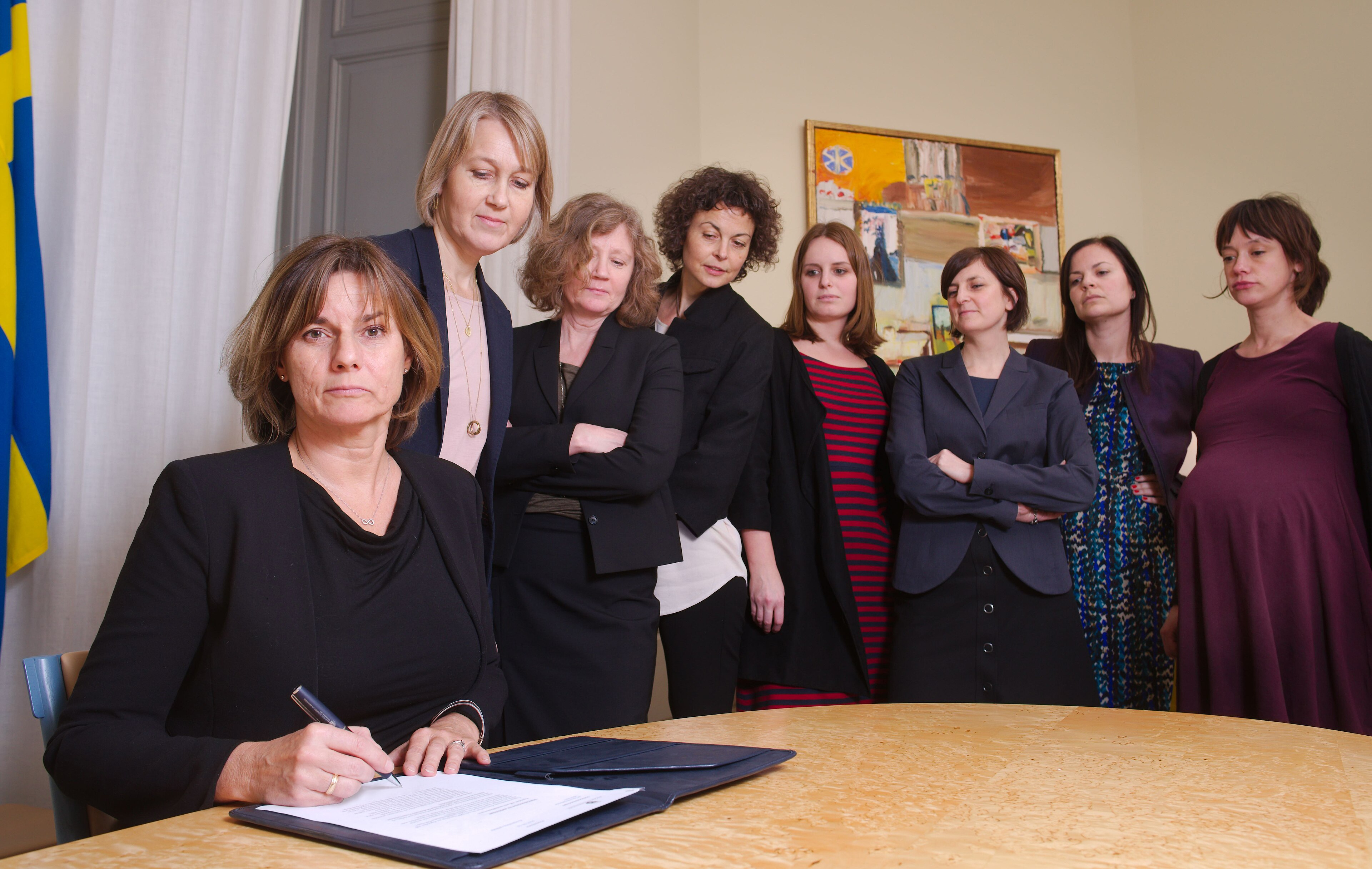 The referral of the Swedish climate law is signed by Deputy Prime Minister and Minister for International Development Cooperation and Climate  Isabella Lövin . All future governments will be obliged to reduce greenhouse 