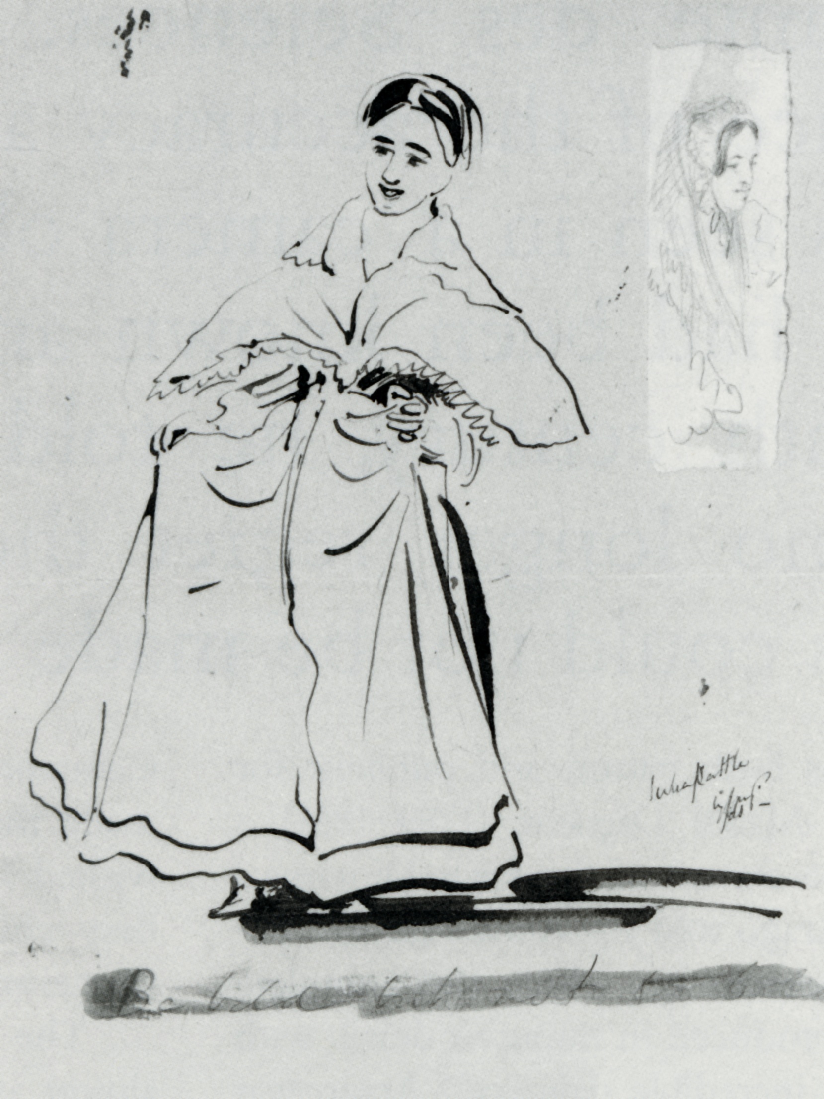 Drawing (detail). Collection Sven Gahlin, London.