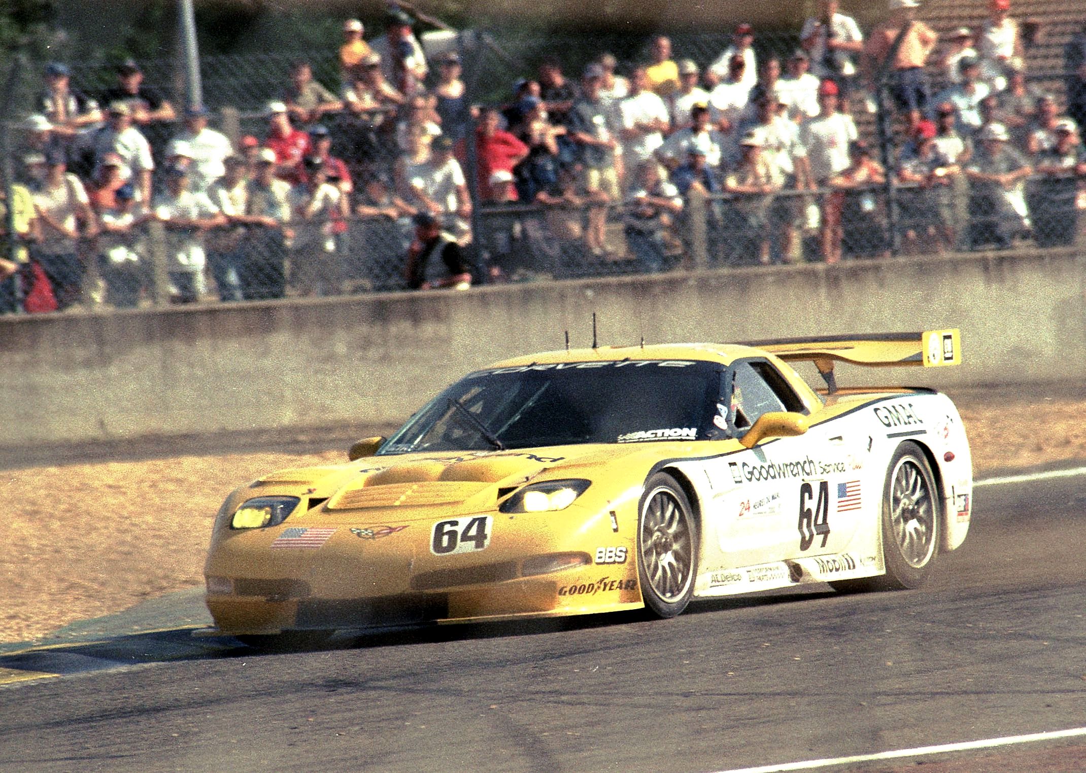 Chevrolet Corvette C5-R - Kelly Collins, Andy Pilgrim & Franck Freon at the 2000 Le Mans