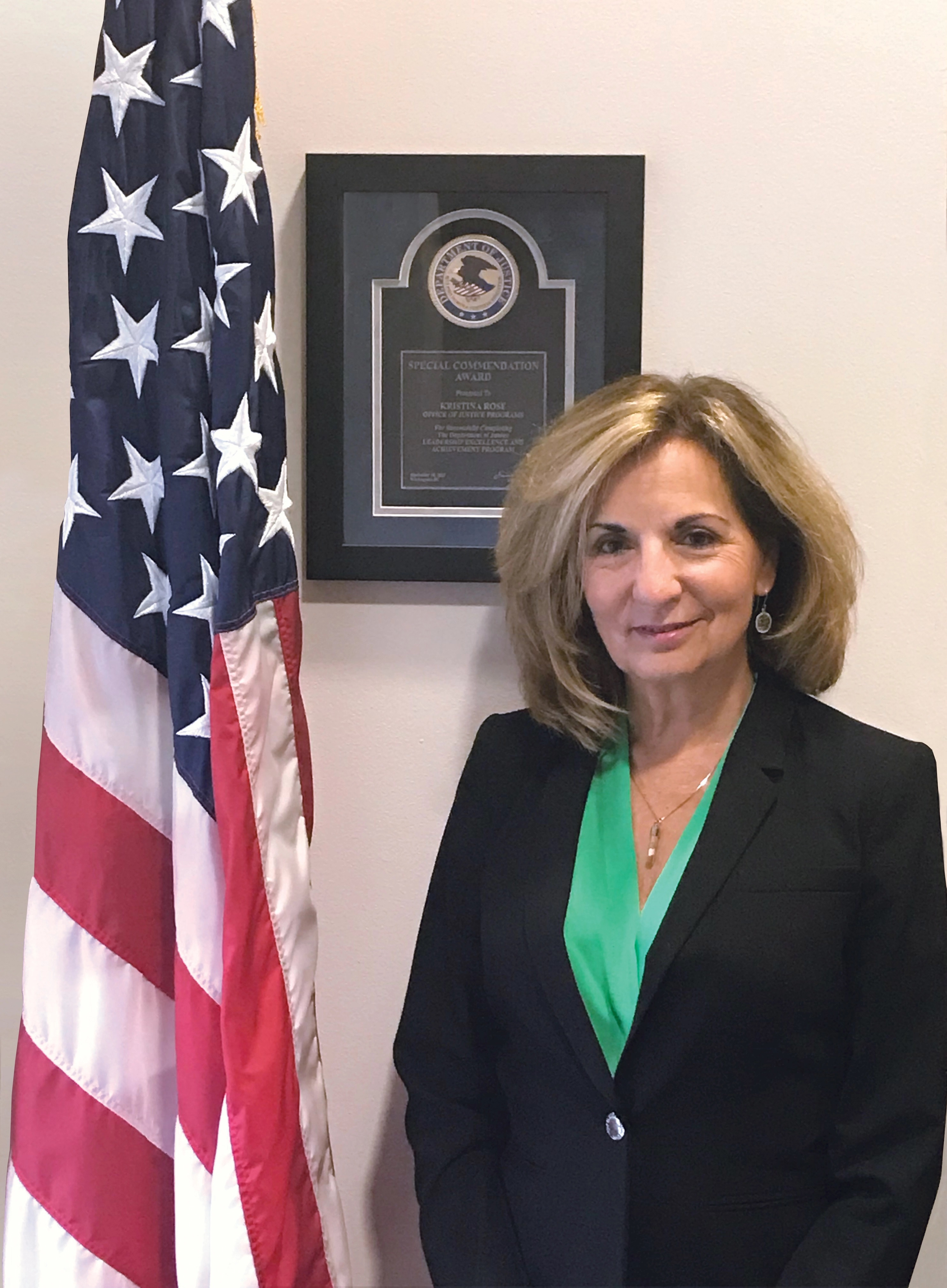 Portrait of Kristina Rose, Director of the Office for Victims of Crime under President Biden.