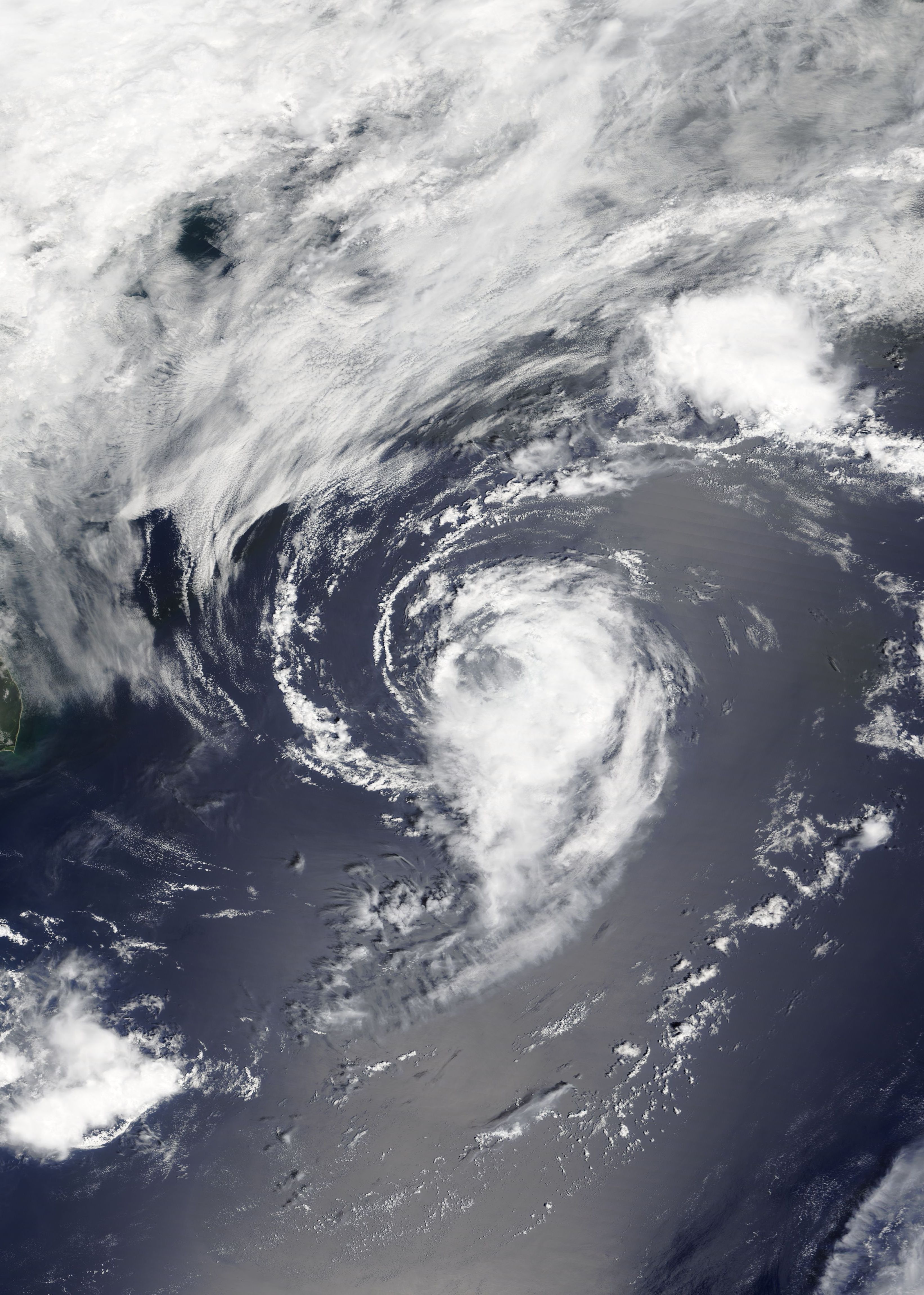 Tropical Storm Bonnie weakening after secondary peak intensity on June 3, 2016