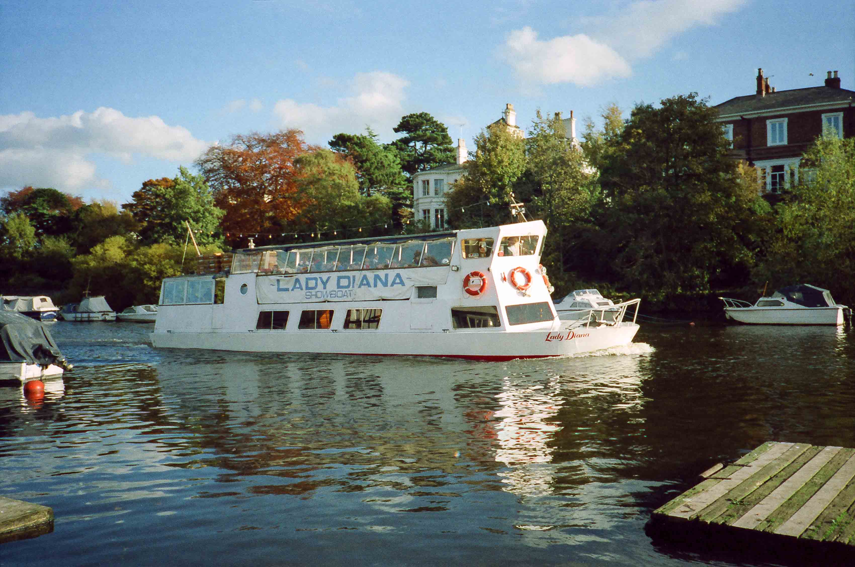 The Lady Diana Showboat on the River Dee