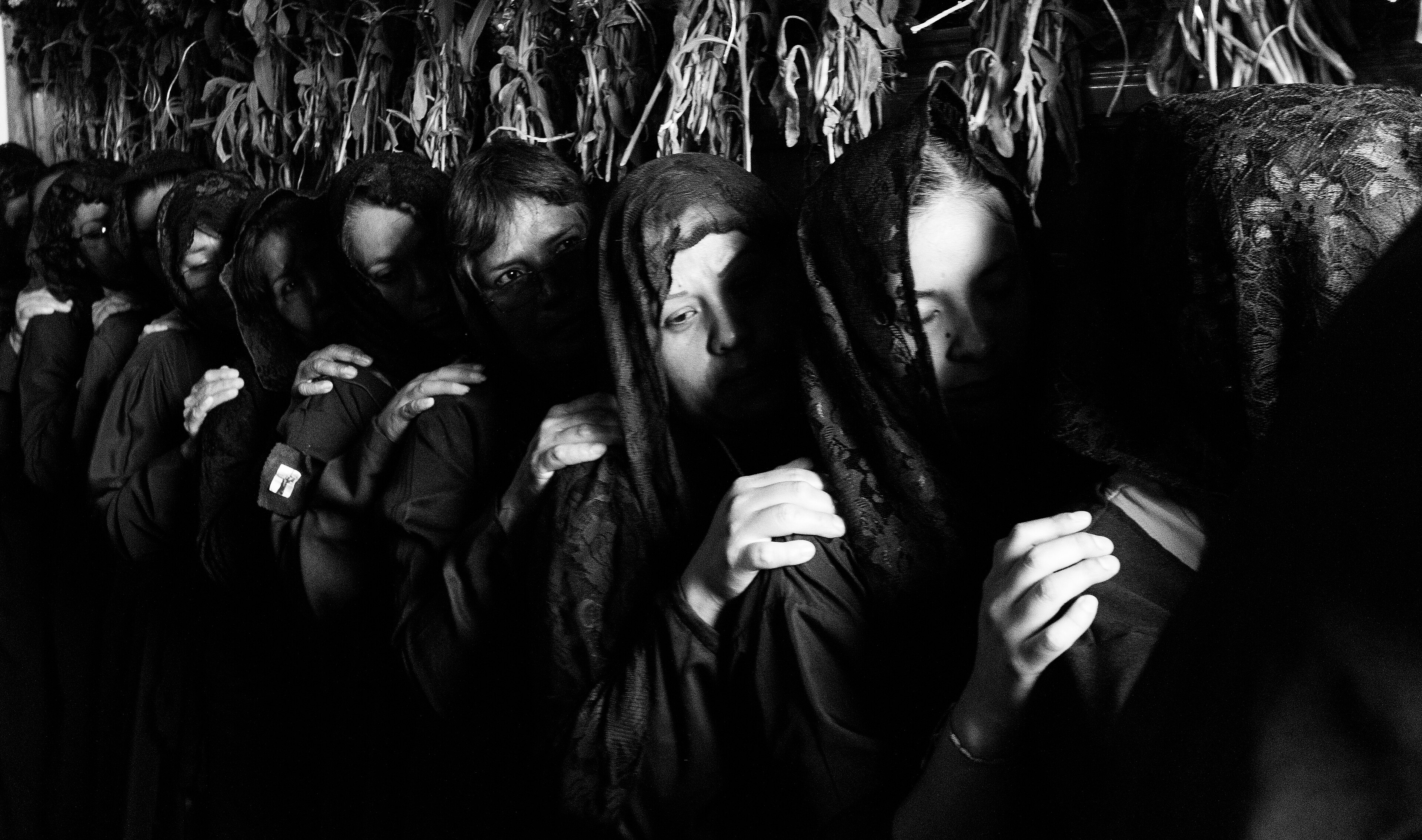 Procession during Easter Friday in Santa Ana Guanajuato, Mexico.