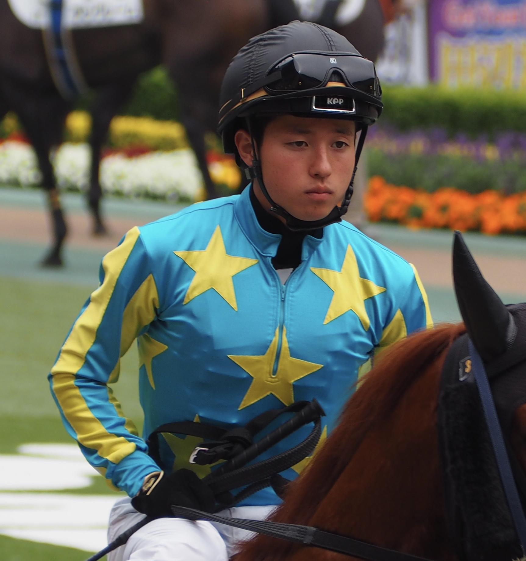 武藤雅 /2019年6月2日 東京7Rにて撮影。原典より互換性のあるライセンスのもとで該当人物をトリミングしたもの。
