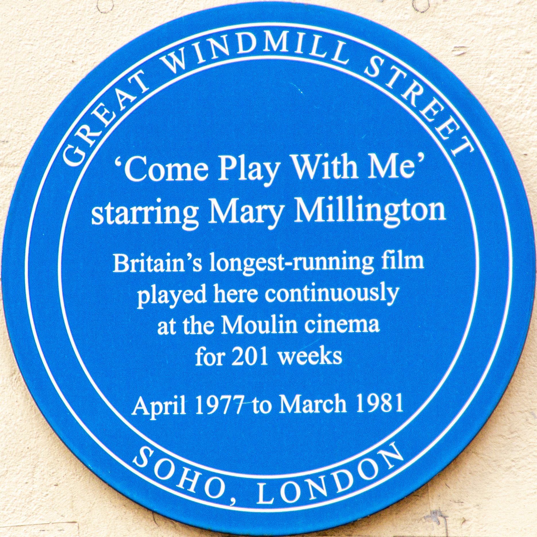 Great Windmill Street, Soho London