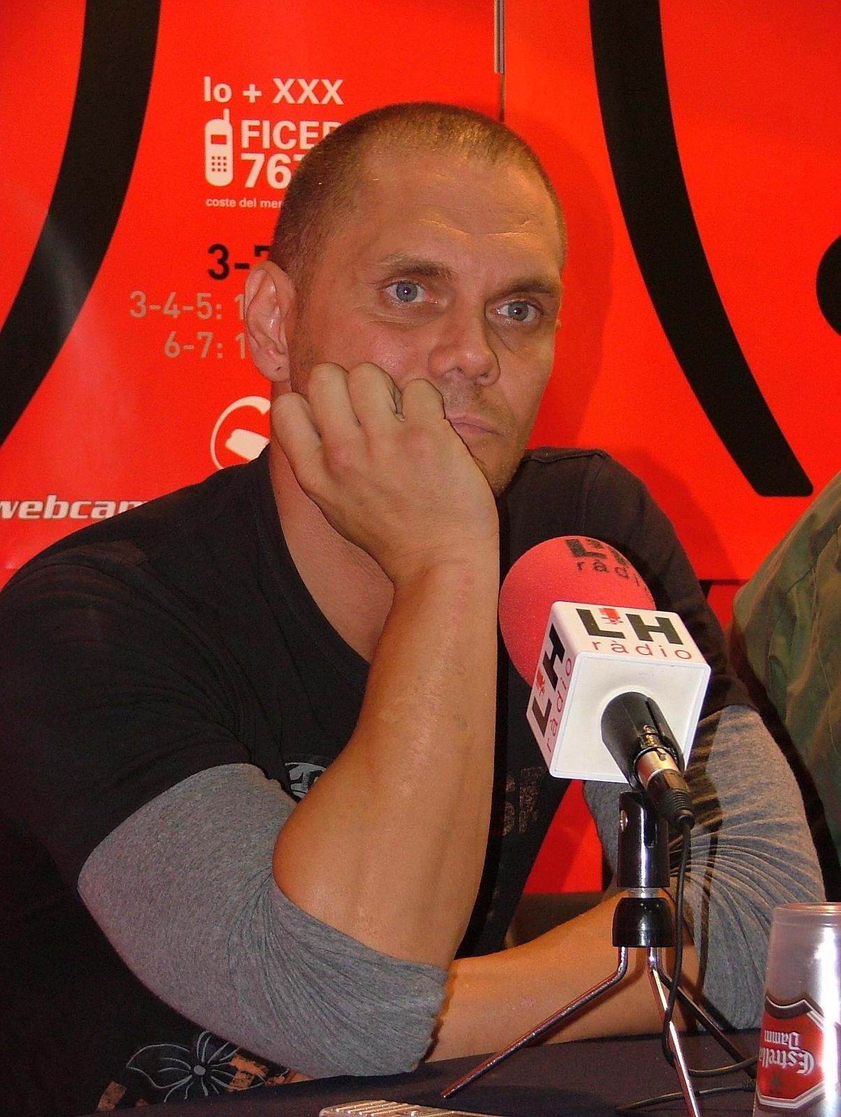 Nacho Vidal , Spanish pornographic actor in  FICEB  2007.