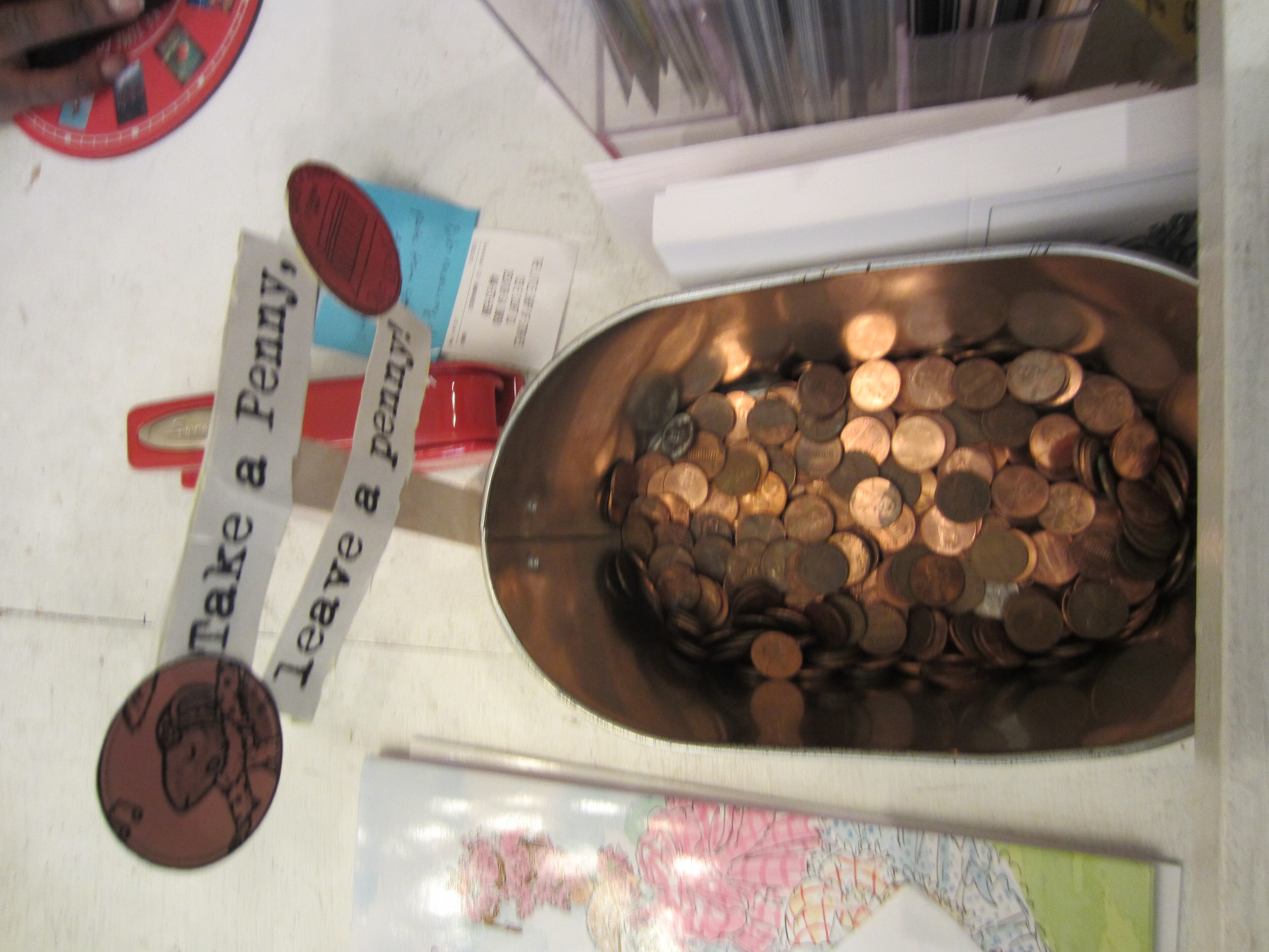Take a penny, leave a penny