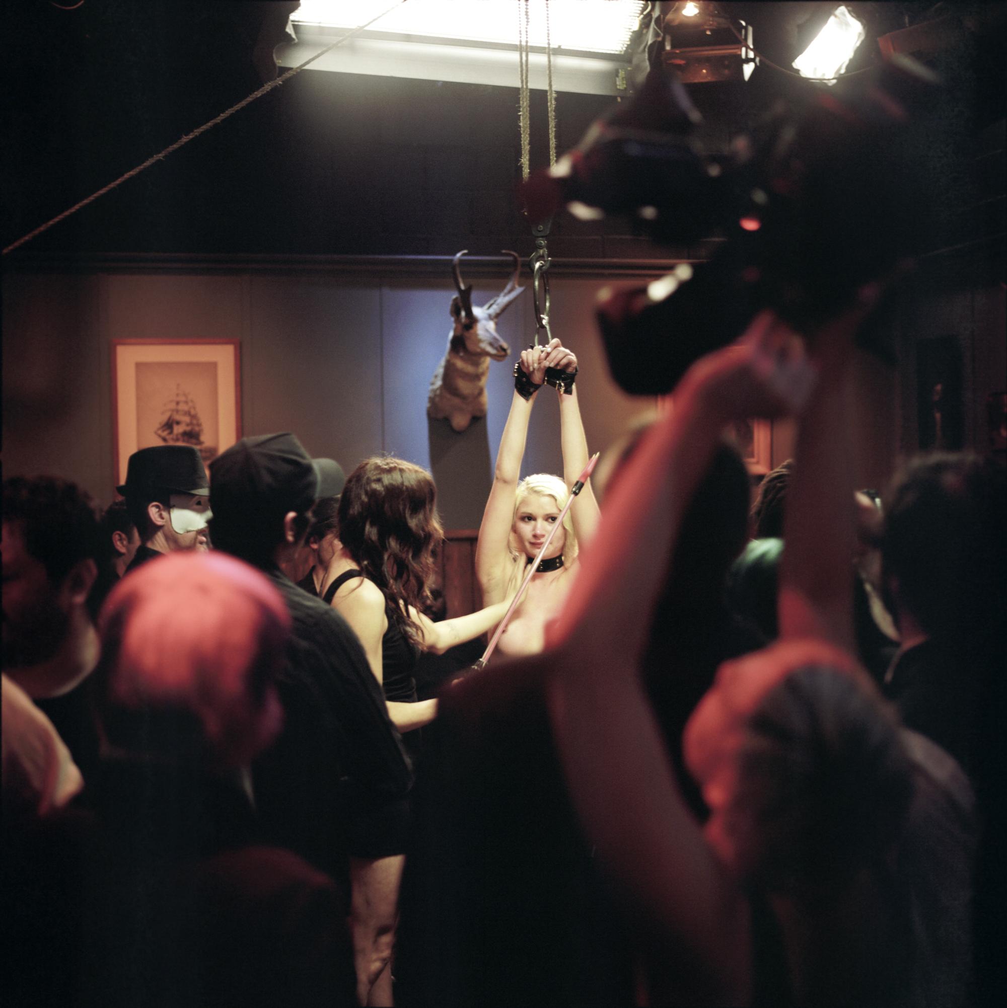 Kink porn shoot, San Francisco, California, 2011. Princess Donna & Natasha Lyn.