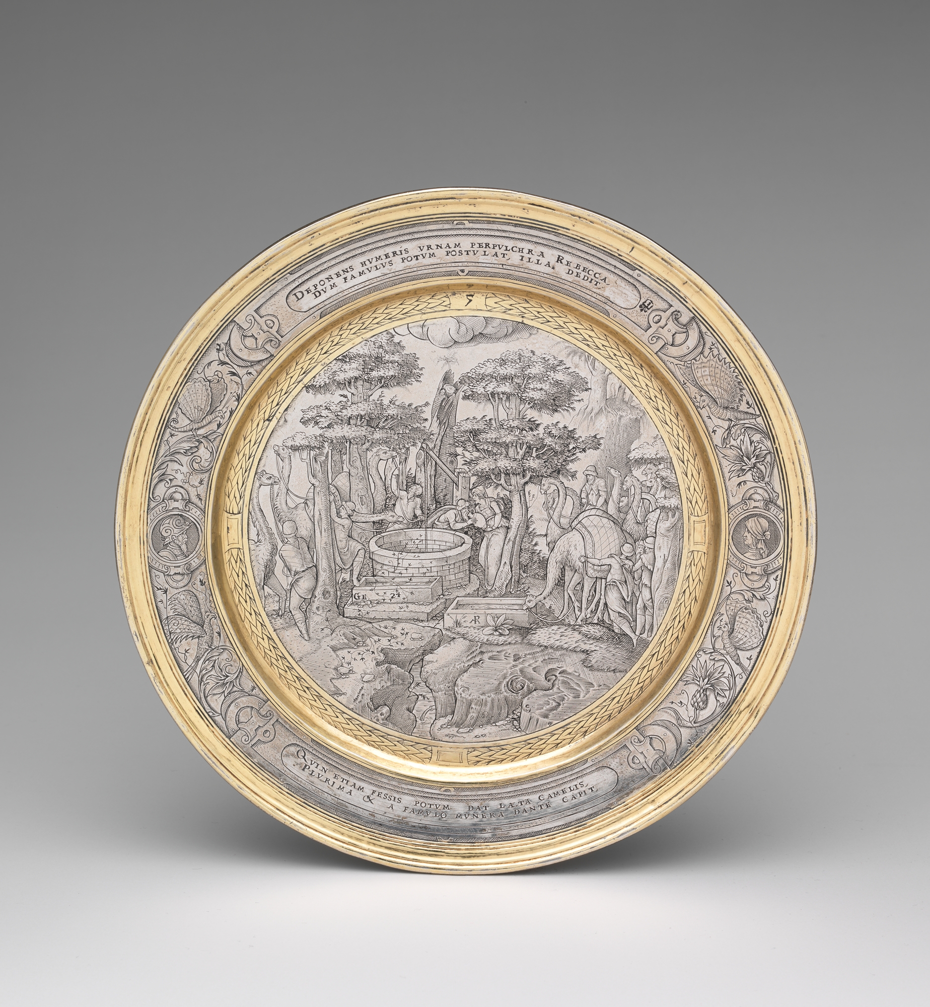 probably British; Plate; Metalwork-Silver
