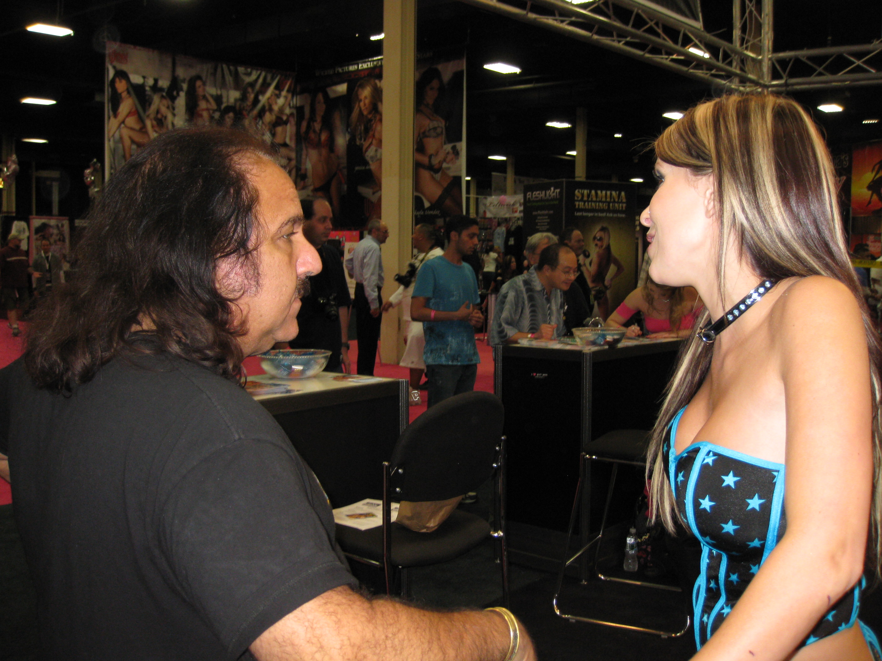 Courtney Cummz and Ron Jeremy at Exxxotica NY 2009 Day1