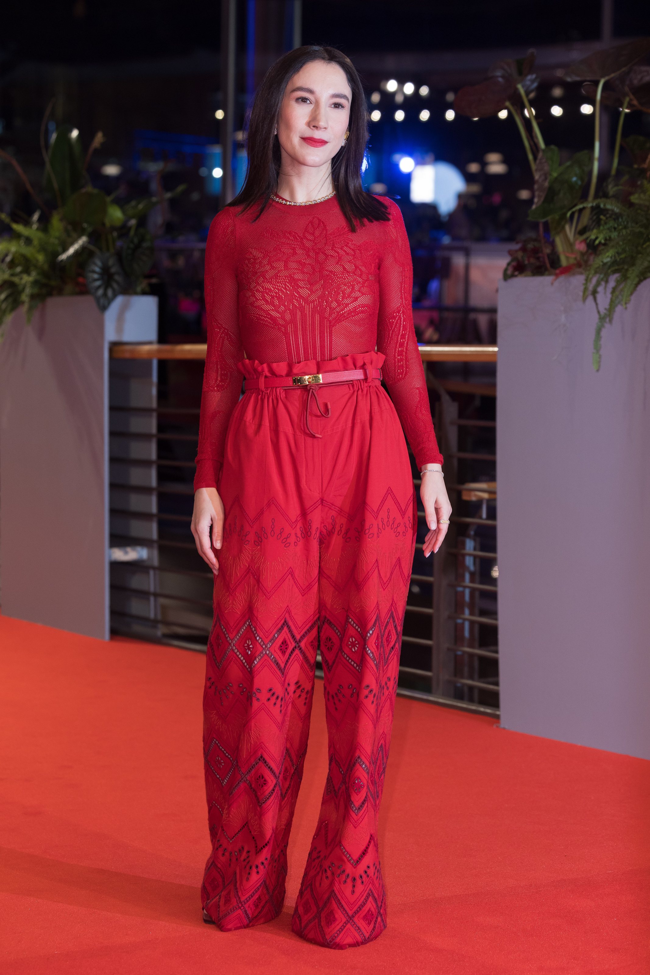 Sibel Kekilli  on the red carpet of the opening gala of the  Berlinale 2024