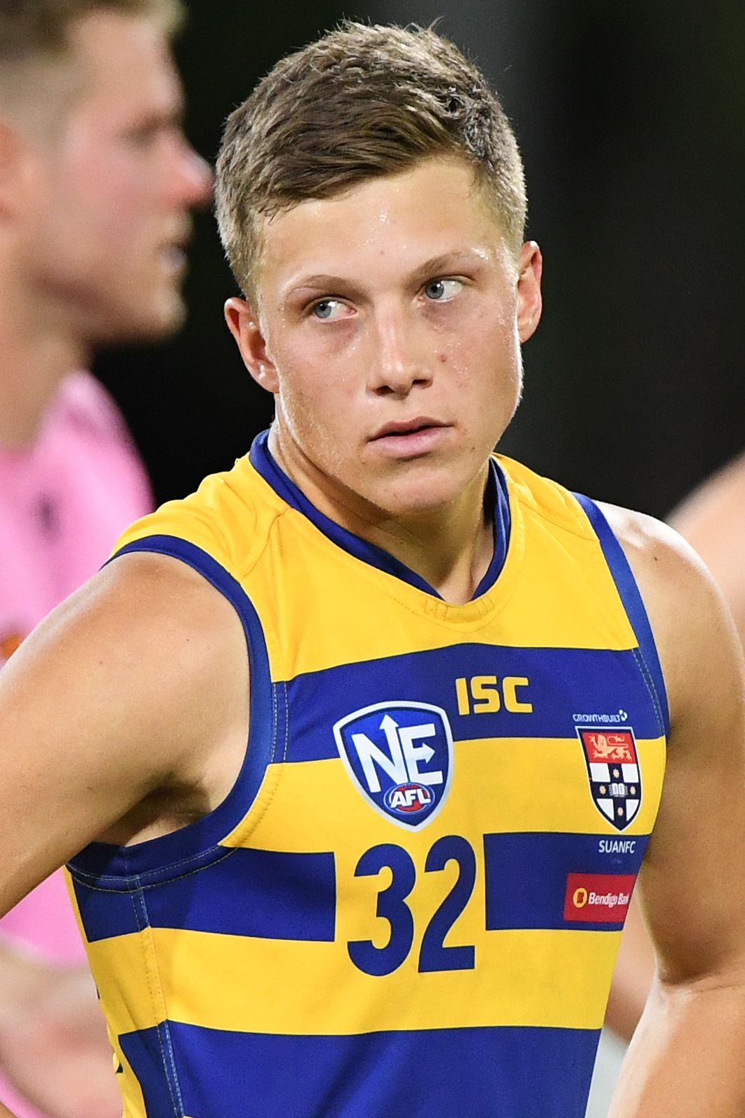 Edward Cole of Sydney University during the 2019 NEAFL round 19 match between NT Thunder and Sydney University at TIO Stadium on Saturday, 10 August 2019 in Darwin, Northern Territory.
