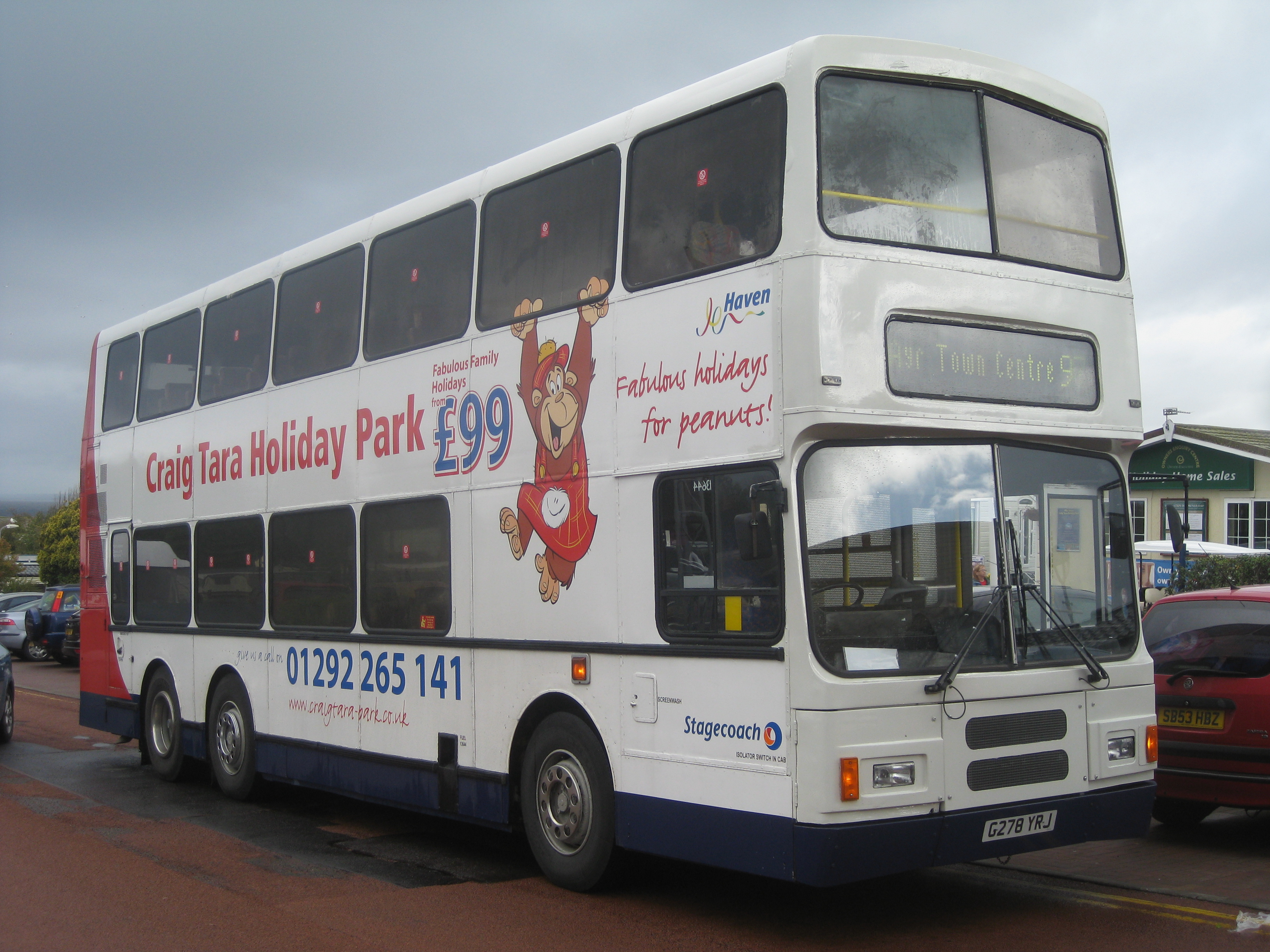 Stagecoach Western G278YRJ was Citybus Hong Kong 115, EF9671 and was imported by Stagecoach and became fleetnumber 13644. It was initially used by Stagecoach Manchester on Magic Bus services before passing into Stagecoac