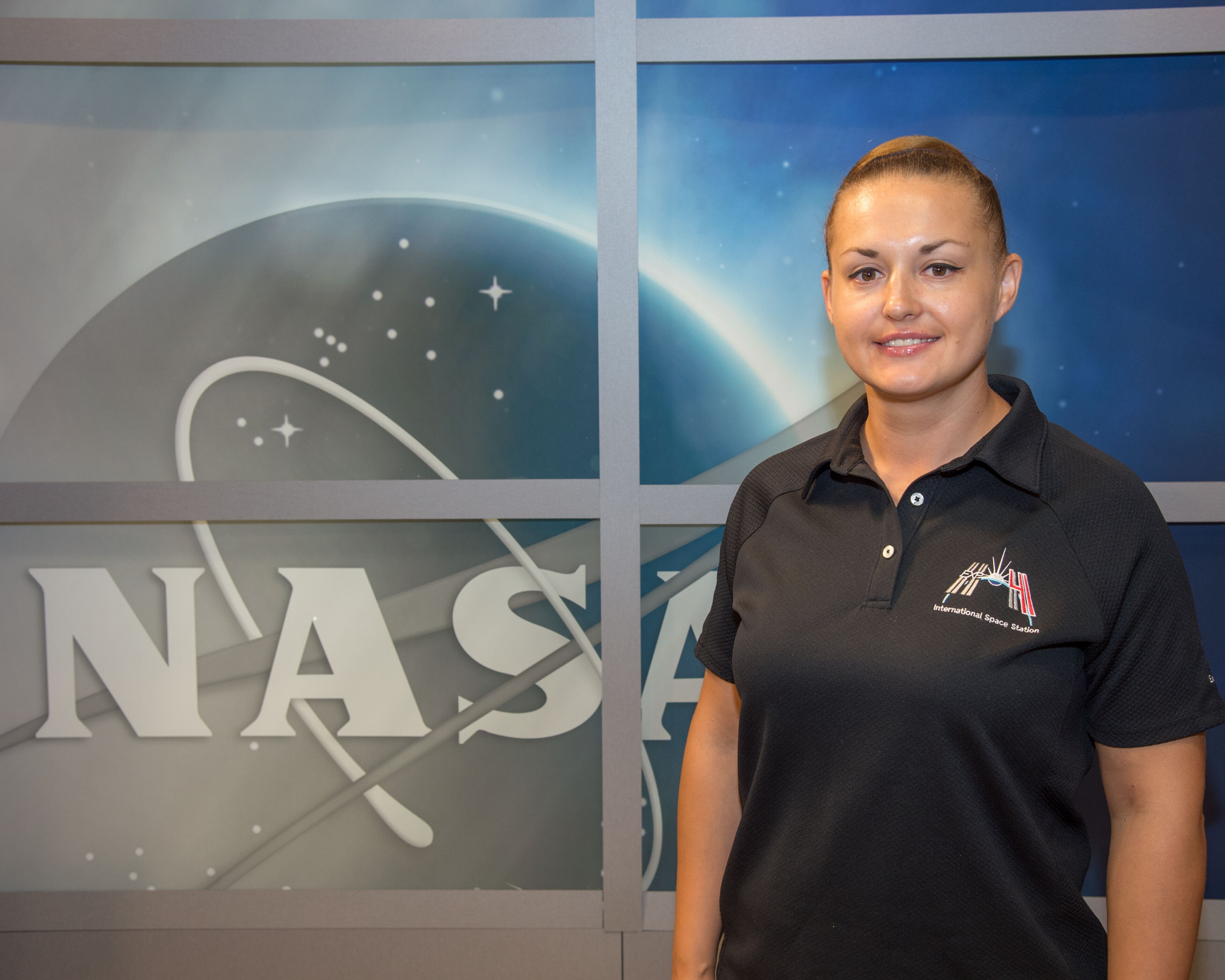 Russian cosmonaut Elena Serova