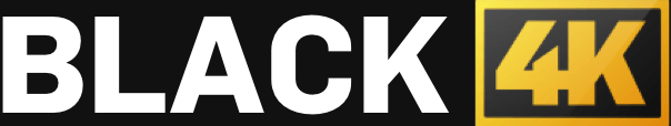 Black 4K logo